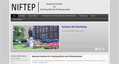 Desktop Screenshot of niftep.org