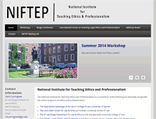 Tablet Screenshot of niftep.org